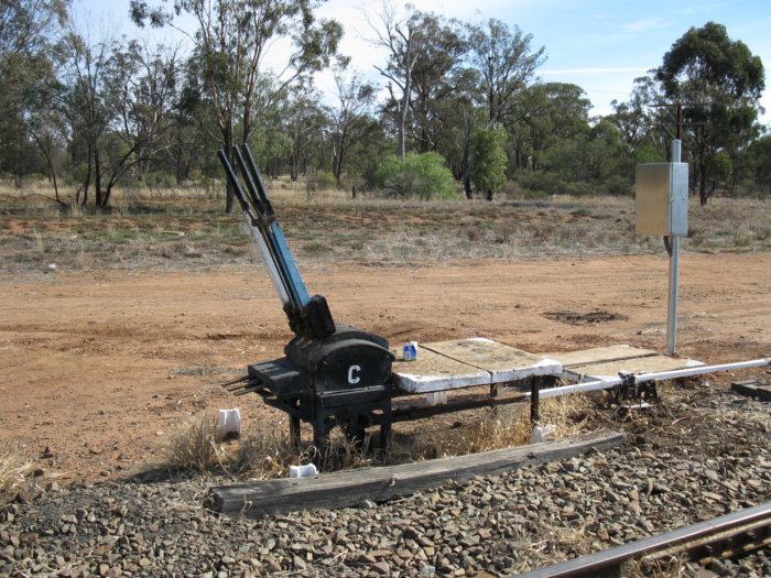 C Frame at the down end of the yard.