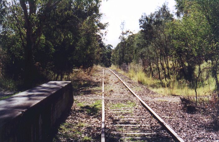 
The view looking back towards Fassifern.
