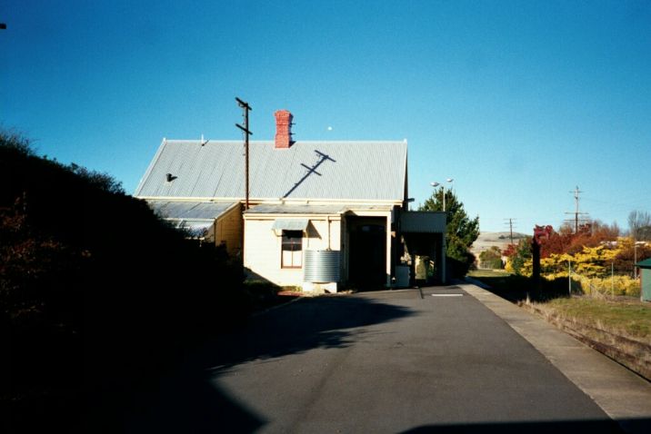 
The view along the down side platform.
