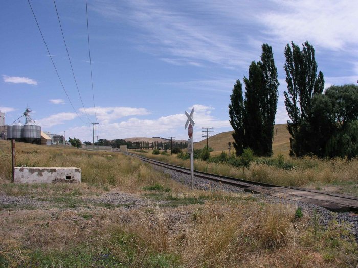 The Purina siding heading to the nearby factory.