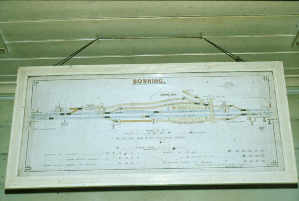 A 1980 picture of Bowning diagram was of the old style. The drawing date was July 26th, 1943.