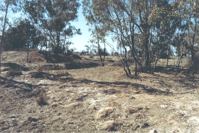 Looking northeast at northern end of washed out section.