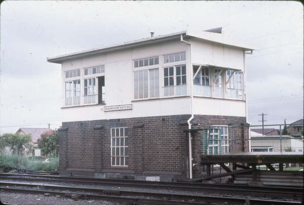 Broadmeadow North Box situated on the north end of the main platform.