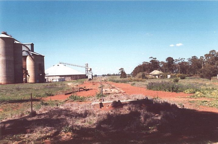 
The silo and stop block at the end of this relatively short branch line.
