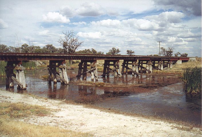 
An impressive wooden bridge near the silo at Caldwell.
