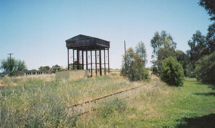 The Brown & Company siding, looking towards Eugowra.