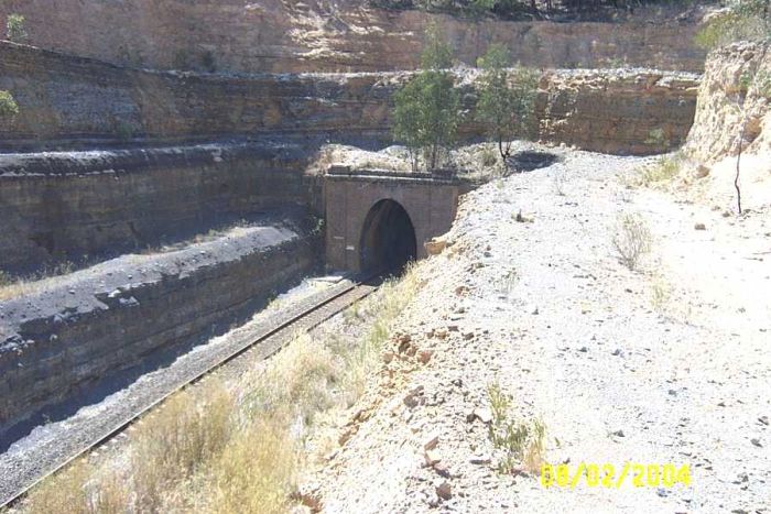 
The down portal of Capertee tunnel.
