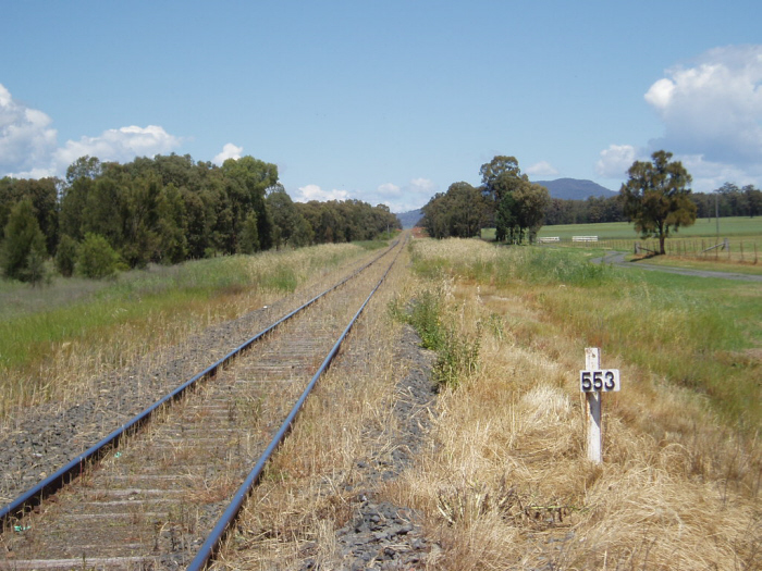 The site of Colly Blue facing the direction of Binnaway.