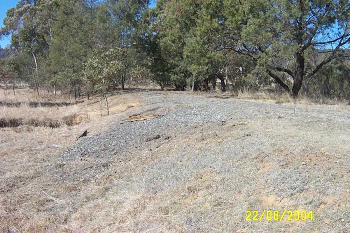 The formation is still in evidence in this view looking east towards the Army Base.