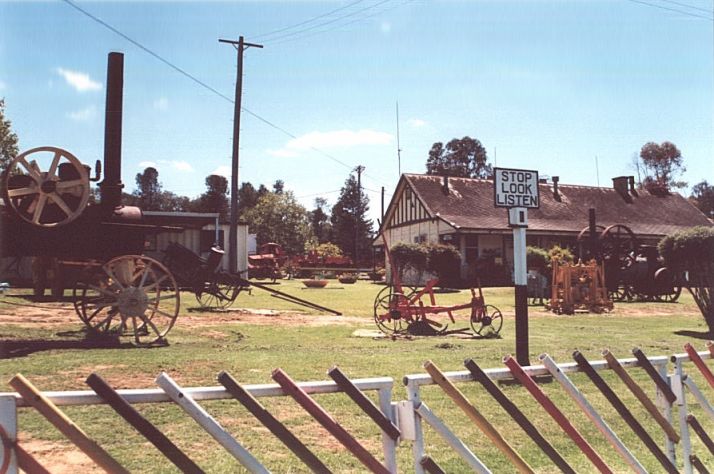 
The station building is opposite a small local museum.
