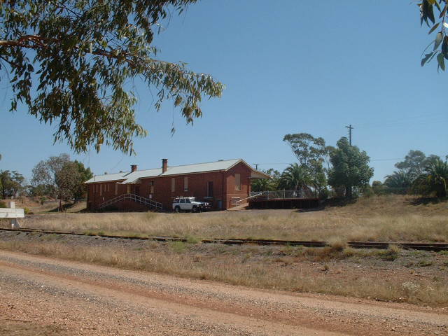 
The road side view of the station.
