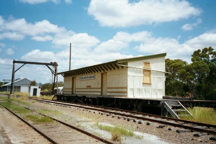 
Another view of the gantry crane and goods shed.
