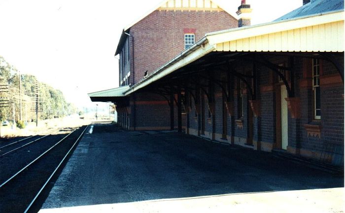 
The view looking west along the South Fork platform.
