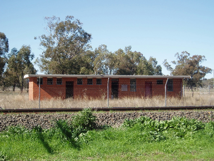 The old Perway Barracks located at the north end of the yard.