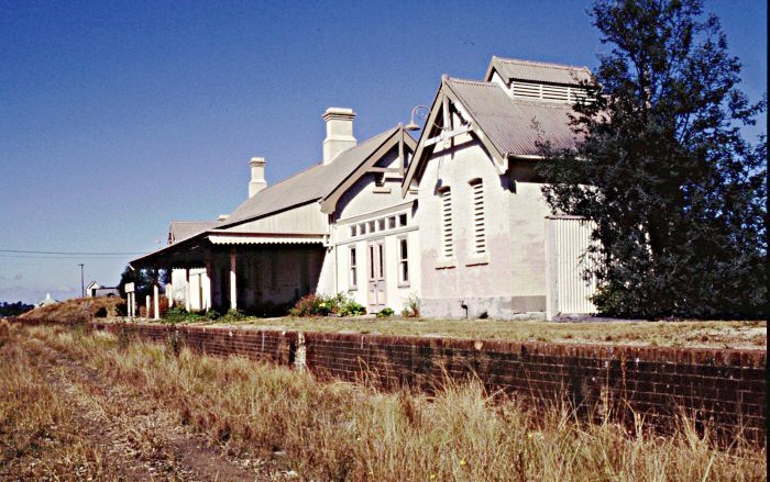 A view of Deepwater Station looking south.