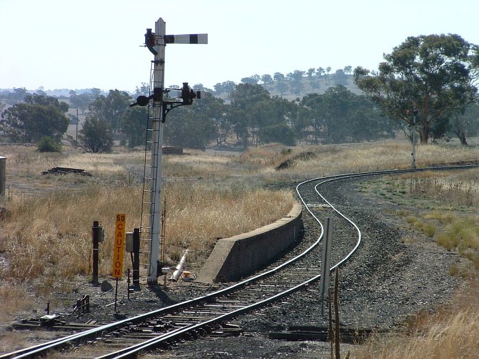 
The remains of the branch line platform.
