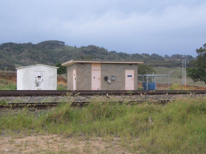 The signal hut controlling the junction to the coal loader.