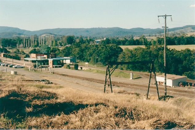 
The view looking down over the station and yard.
