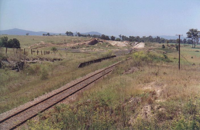 
A view of the down platform.
