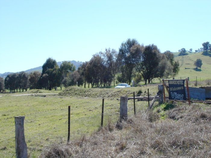 The view looking north towards the possible platform remains.