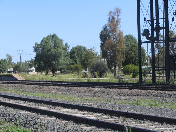 
The northern end of the platform and the water column attached to the tank.
