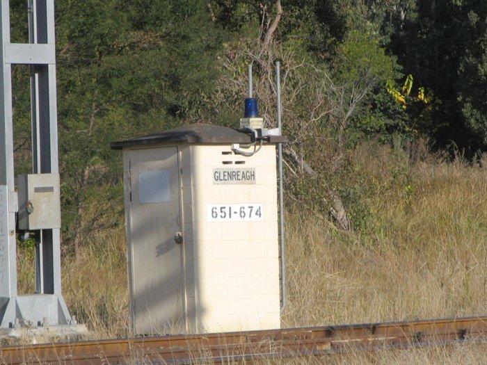 The signal hut at Glenreagh.