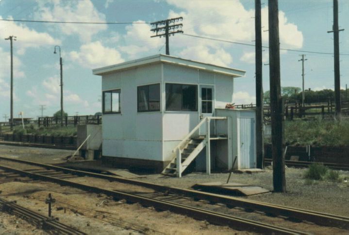 
Goulburn Loco Yard Box, which contained 20 levers and was able
to be closed out when not required.
