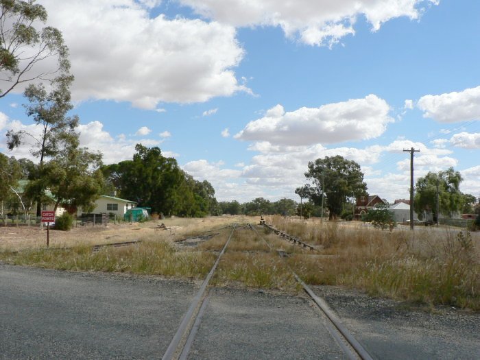 The view looking west towards Grenfell.