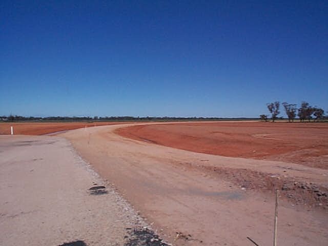 The formation in place for a new siding serving a grain loader.