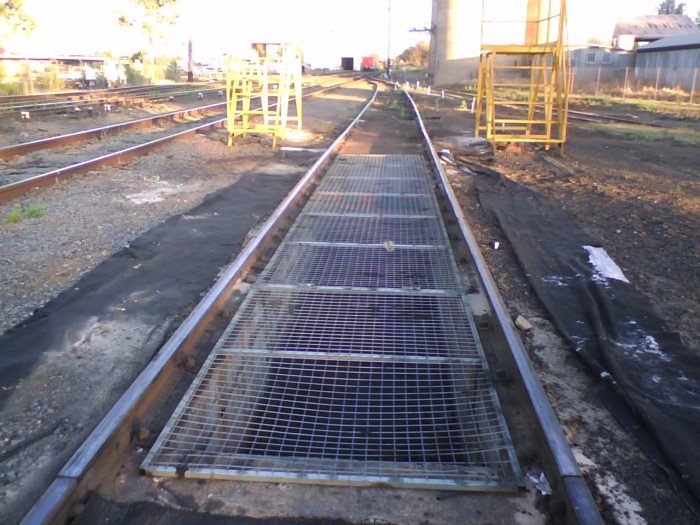 A view of the ash pit on the No 2 Loco Road.