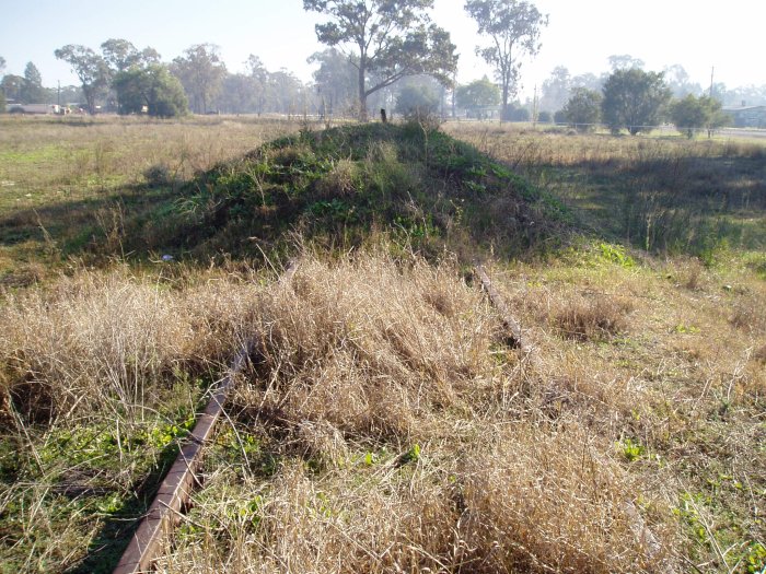 The dead end at the northern end of the Timber Siding.