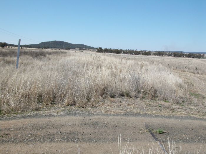 
No trace remains of the one-time station, in this view looking towards
Inverell.
