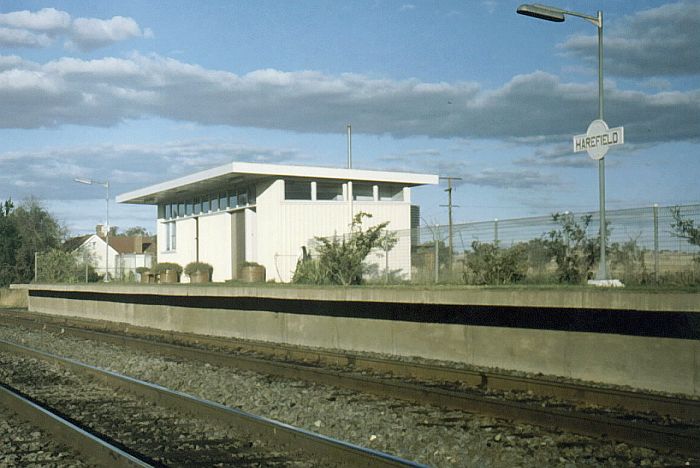 
While still on the timetable in 1980, Harefield had just had its new control
panel put in and the station was being looked after.
