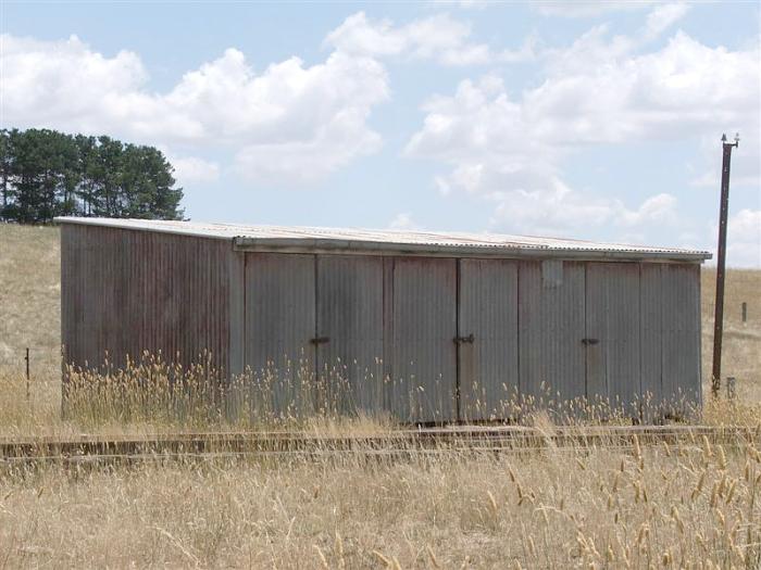 
A gangers shed still remains at the location.
