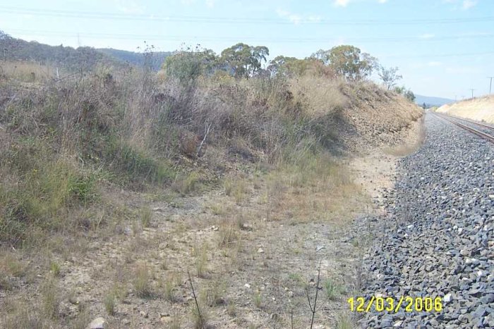 Irondale siding left the main line here.