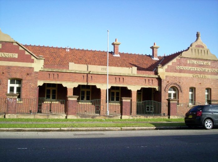 Adjacent to the junction is the old gas works, that had a small yard behind it.