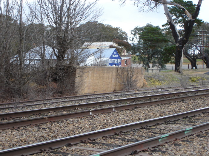 The remains of a possible goods platform.