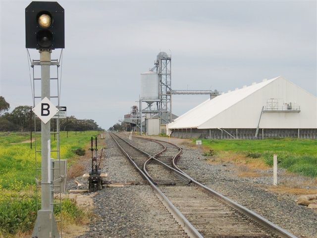 The view looking east towards Parkes.