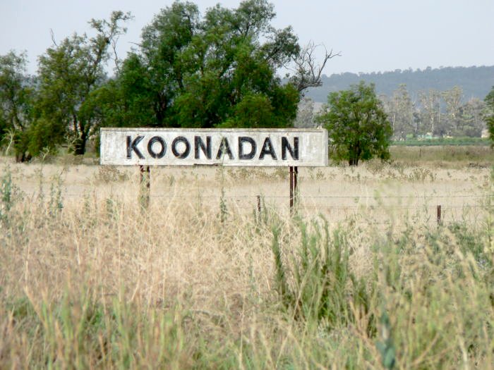 The station nameboard now adorns a nearby property.