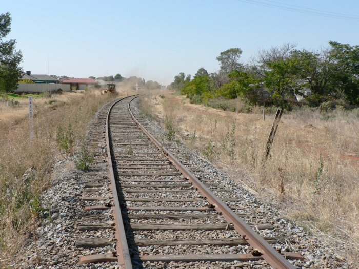 The virwe looking east. No trace remains.