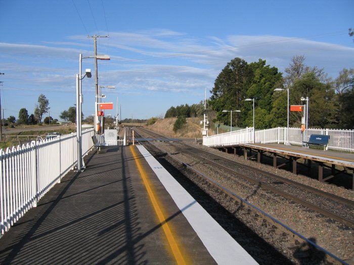 The view looking towards Newcastle.