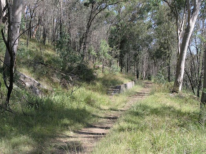 
The remains of Lucasville Platform, looking towards the dead end.
