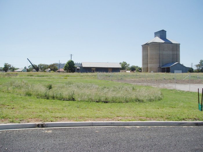 The remains of the 50' turntable looking east toward the yard.