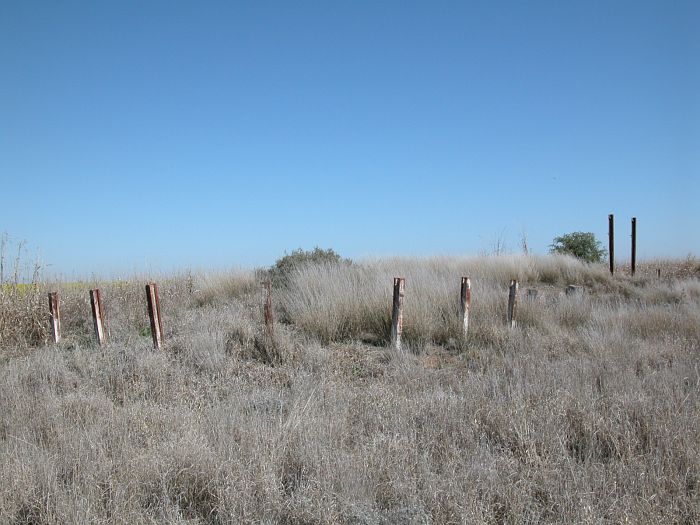 
The road-side view of the platform remains.
