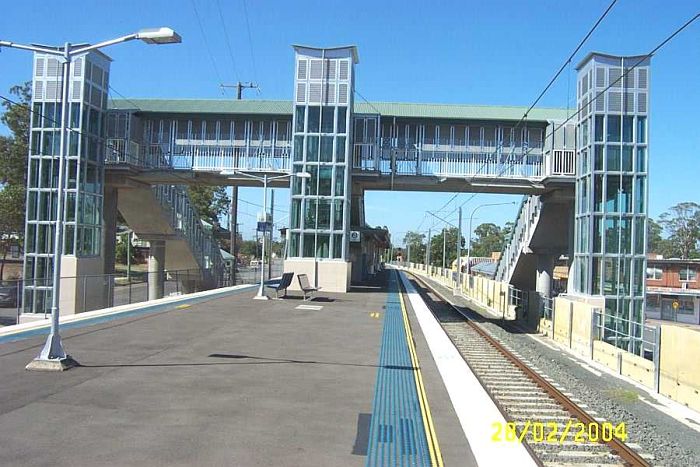 
The view of Marayong station looking back towards Sydney.
