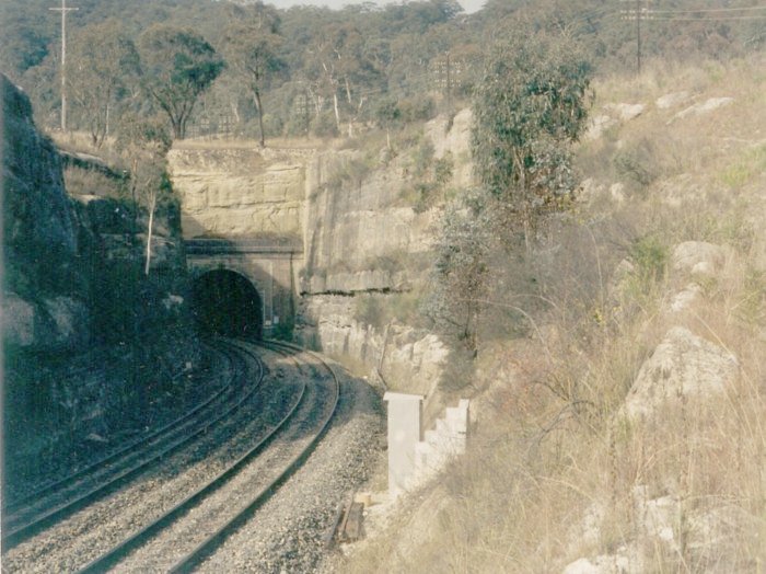 The down tunnel portal.