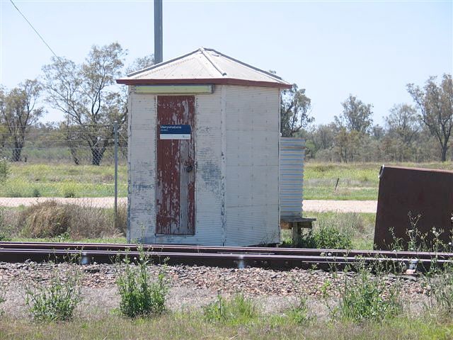 
The Merrywinebone staff hut.
