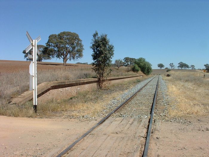 
The view looking south.
