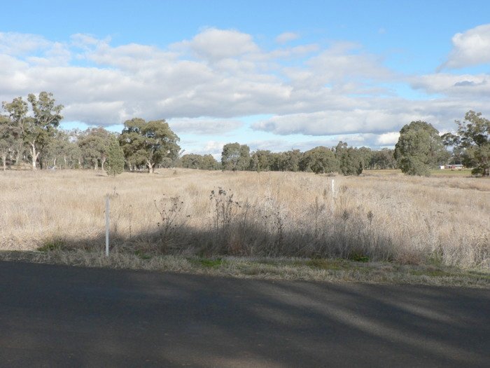 The view looking south towards the former station location.