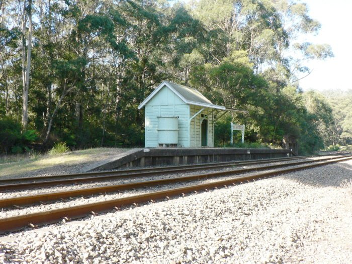 The view looking east towards the station.